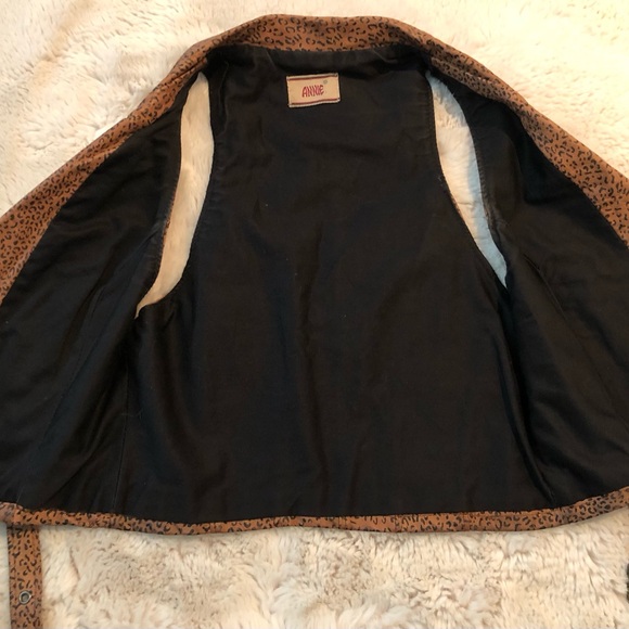 Leather leopard vest - Picture 6 of 6